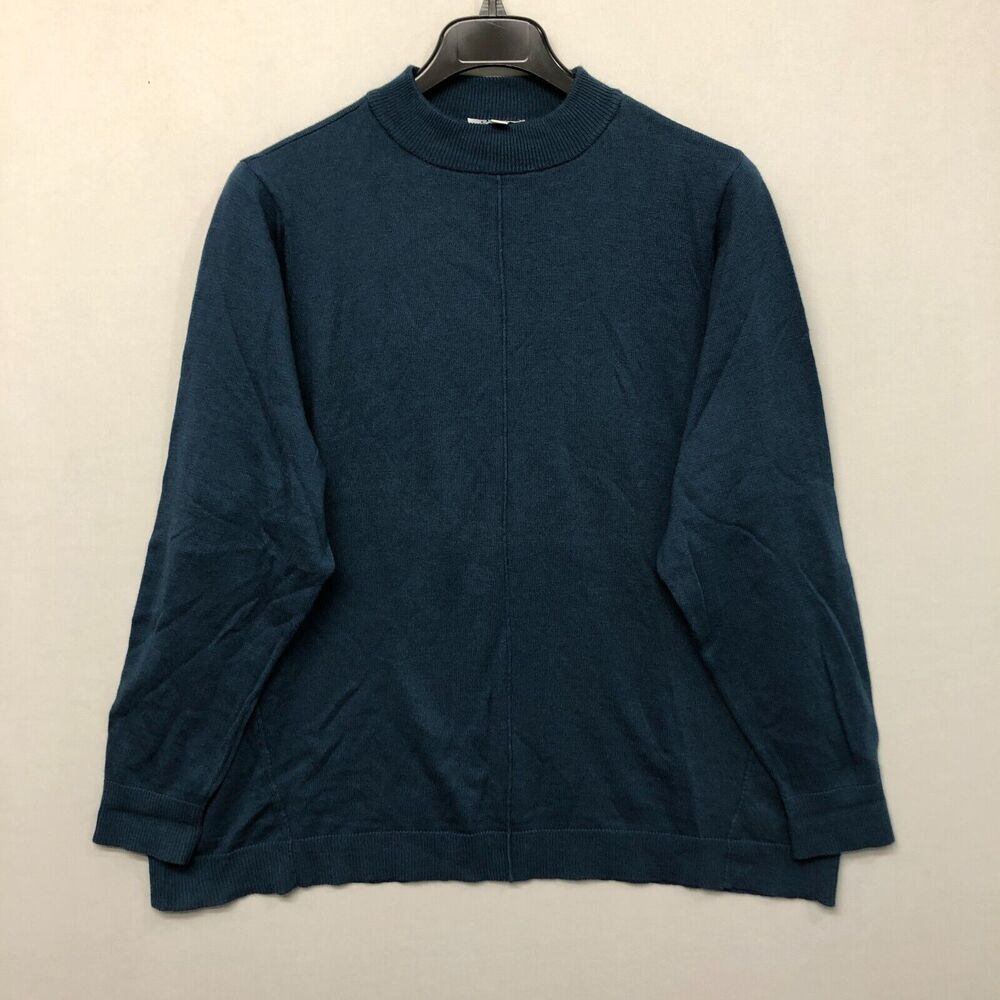 D&Co Denim & Co. Women Pullover Sweater Knit Top Size 3X Cotton Blend M187 -20